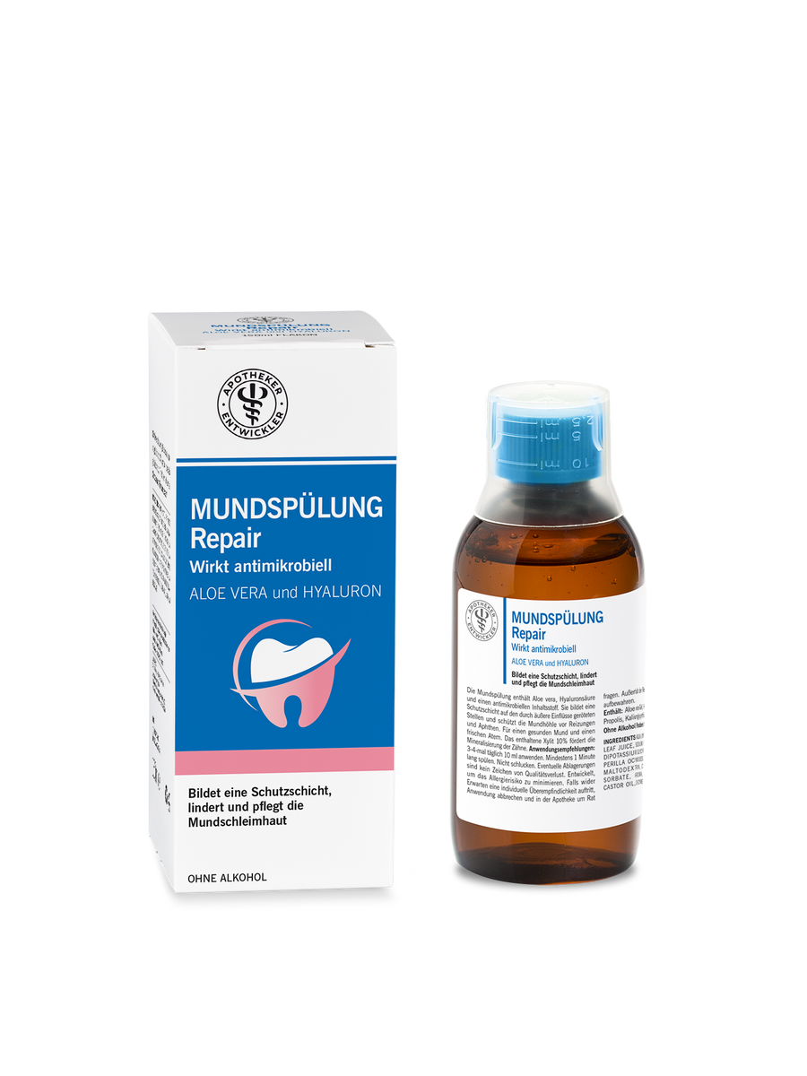 Mundspülung mit Aloe Vera und Hyaluron